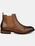 Vance Co. Garrett Wide Width Cap Toe Chelsea Boot