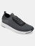 Vance Co. Grady Casual Knit Walking Sneaker - Charcoal