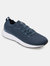 Vance Co. Rowe Casual Knit Walking Sneaker - Blue