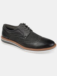 Warrick Wide Width Wingtip Derby - Grey