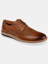 Warrick Wide Width Wingtip Derby - Brown