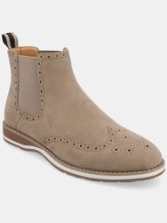 Thorpe Wingtip Chelsea Boot - Taupe