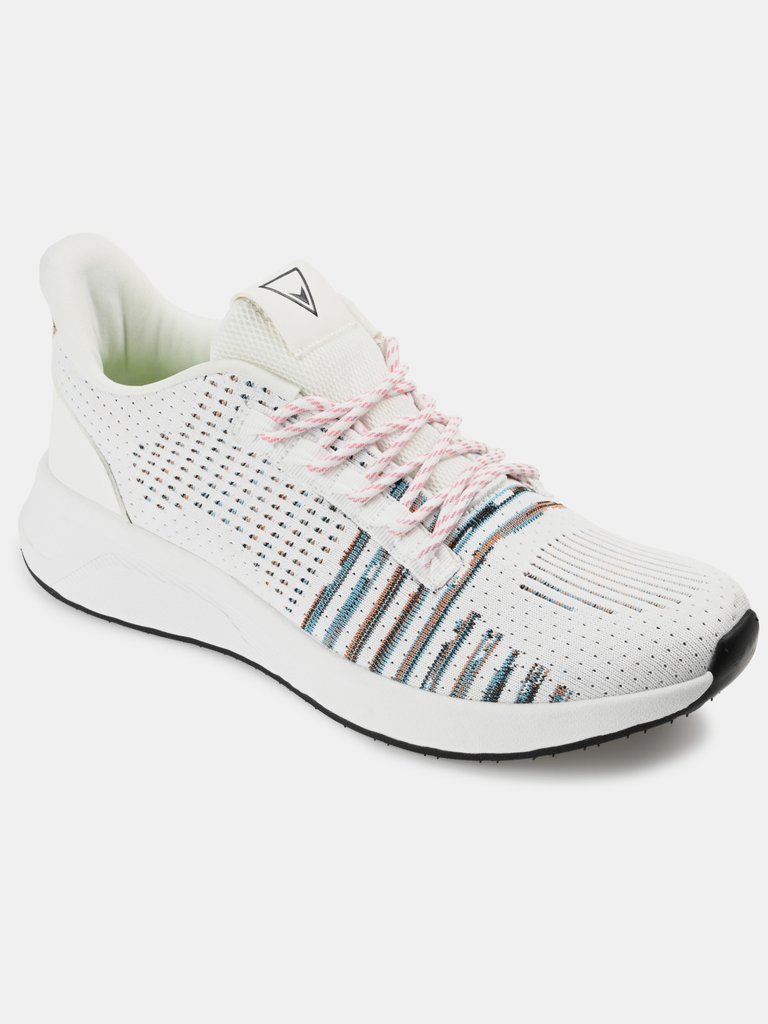 Vance Co. Brewer Knit Athleisure Sneaker - White