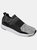 Vance Co. Cannon Casual Slip-on Knit Walking Sneaker - Black