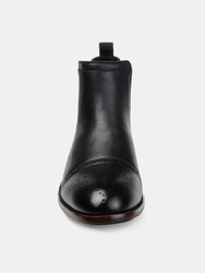 Vance Co. Garrett Wide Width Cap Toe Chelsea Boot