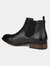 Vance Co. Garrett Wide Width Cap Toe Chelsea Boot