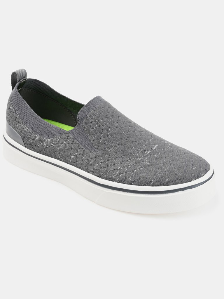 Vance Co. Hamlin Casual Knit Slip-on Sneaker - Grey