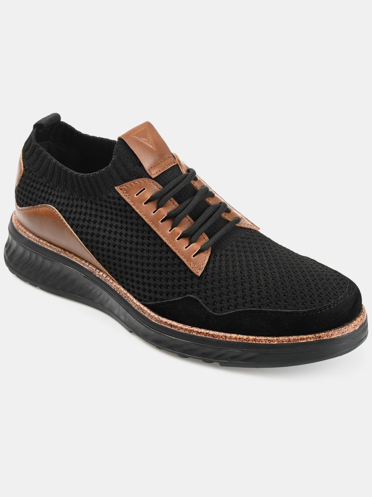 Vance Co. Julius Knit Casual Dress Shoe - Black