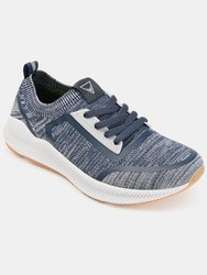 Vance Co. Keller Knit Athleisure Sneaker - Blue