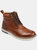 Vance Co. Lucien Cap Toe Ankle Boot - Brown