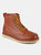 Vance Co. Men's Wyatt Mock Toe Boot - Brown