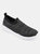 Vance Co. Pierce Casual Slip-on Knit Walking Sneaker - Black