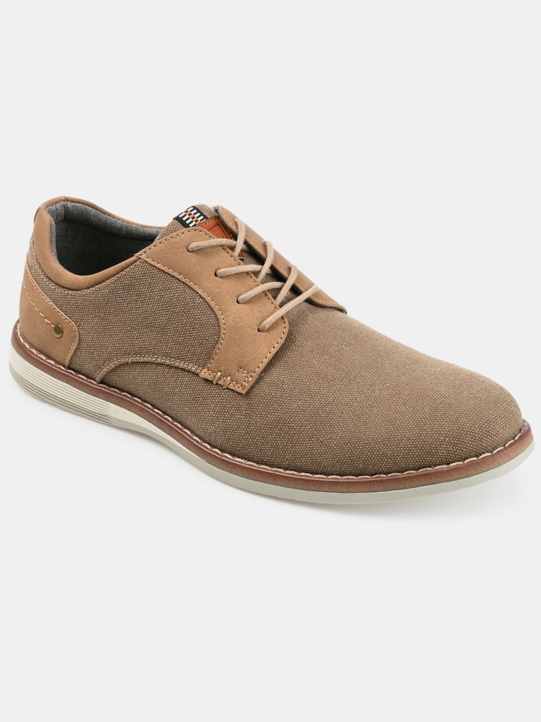 Vance Co. Romano Textile Casual Dress Shoe - Tan