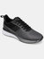 Vance Co. Spade Casual Knit Walking Sneaker - Black
