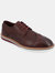 Warrick Wide Width Wingtip Derby - Bordeaux