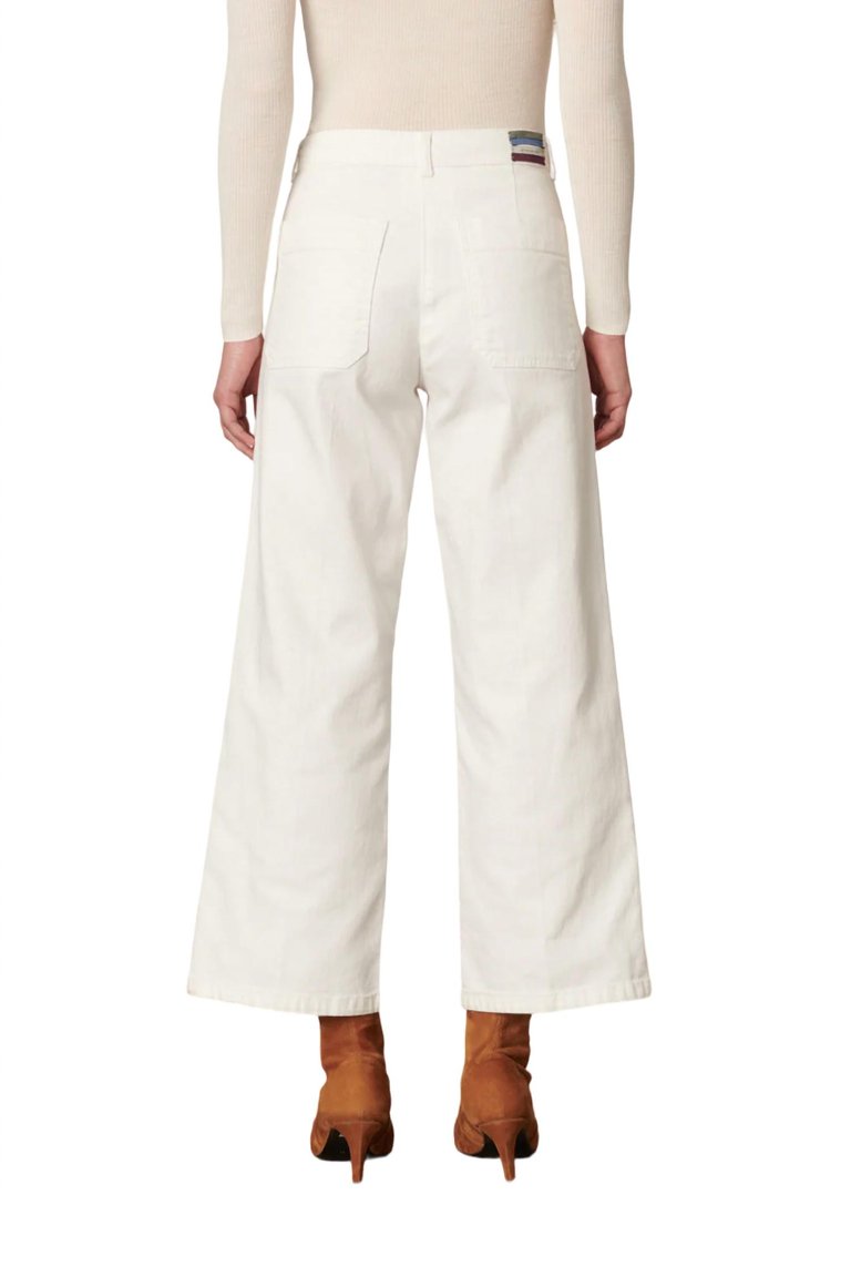 Helias Cropped Jeans In Blanc