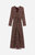 Marron Biba Midi Dress In Classic Brown