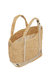 Women's Raffia Cabas Tote In Natural/silver