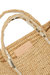 Women's Raffia Cabas Tote In Natural/silver