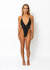 Amelia Wrap Around Plunge One Piece Swimsuit