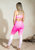 Jessica Seamless Sports Bra In Hot Pink Ombre