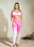 Jessica Seamless Sports Bra In Hot Pink Ombre - Hot Pink Ombre