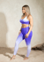 Jessica Seamless Sports Leggings In Purple Ombre