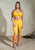 Kristina Seamless Sports Bra In Mustard Yellow - Mustard Yellow