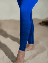 Kristina Seamless Sports Leggings In Royal Blue Gradient