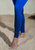 Kristina Seamless Sports Leggings In Royal Blue Gradient