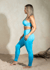 Kristina Seamless Sports Leggings In Sky Blue Gradient