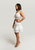 Kristy Asymmetrical Embroidered Ruffle Skirt In White