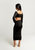 Stassie Keyhole Cut Out Maxi Dress In Black