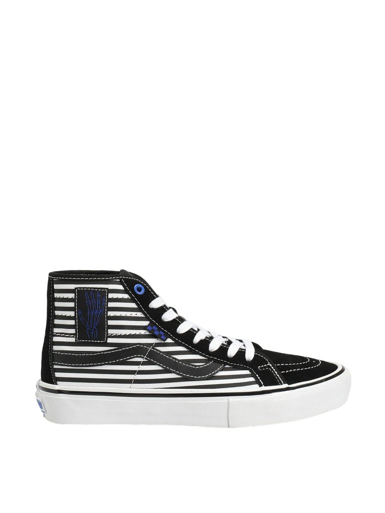 Unisex Skate Sk8-Hi Top Sneaker In Black,White - Black,White