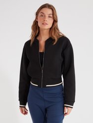 Cole Cropped Bomber Jacket