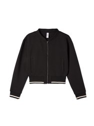 Cole Cropped Bomber Jacket