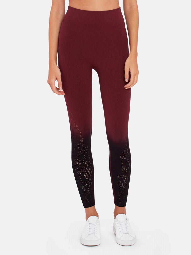 Dover Mid Rise 7/8 Leggings - Zinfandel