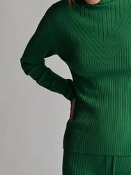 Esme Rib Roll Neck Sweater