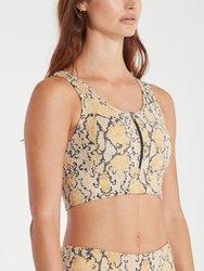 Fay Front Zip Sports Bra