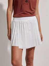 Kalmia Mid Rise Skort - White