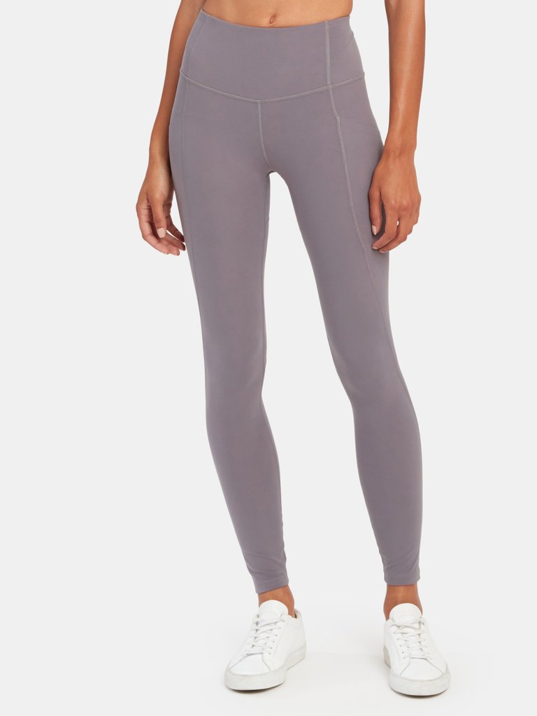 Laidlaw Mid Rise Legging - Lead