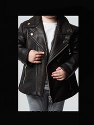 Boone Kid's Leather Jacket