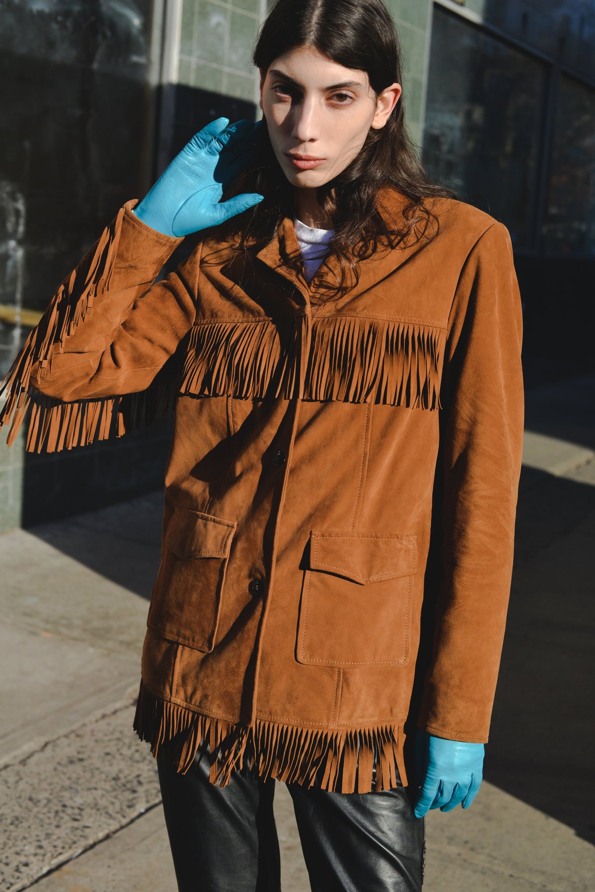 Fringe Suede Jacket