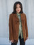 Fringe Suede Jacket Tan