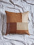 Veda x MZD Patchwork Leather Pillow Vanilla Crema