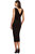 Fifi Drape Dress In Black