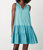 Paige Tiered Dress - Turquoise