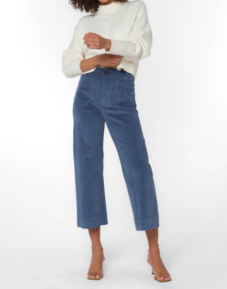 Alyx Cropped Pant In Blue - Blue