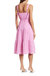 Jezebelle Tie Waist Dress In Lily Pink