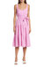 Jezebelle Tie Waist Dress In Lily Pink - Lily Pink